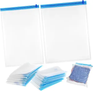 12 Pcs Vacuum Bags for Travel Compression Storage Bag Travel Accessories Vacuum Sealed