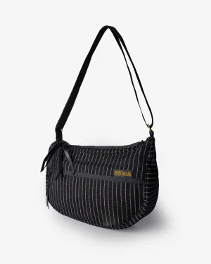 12oz Wabash Small Shoulder Bag - Black