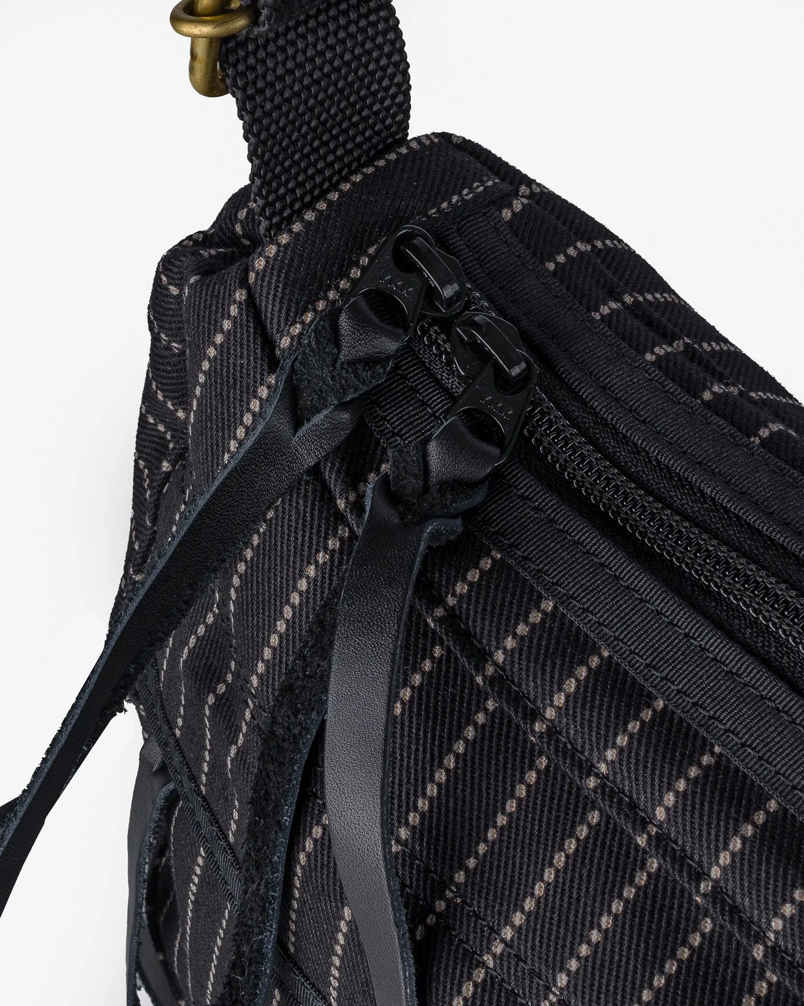 12oz Wabash Small Shoulder Bag - Black