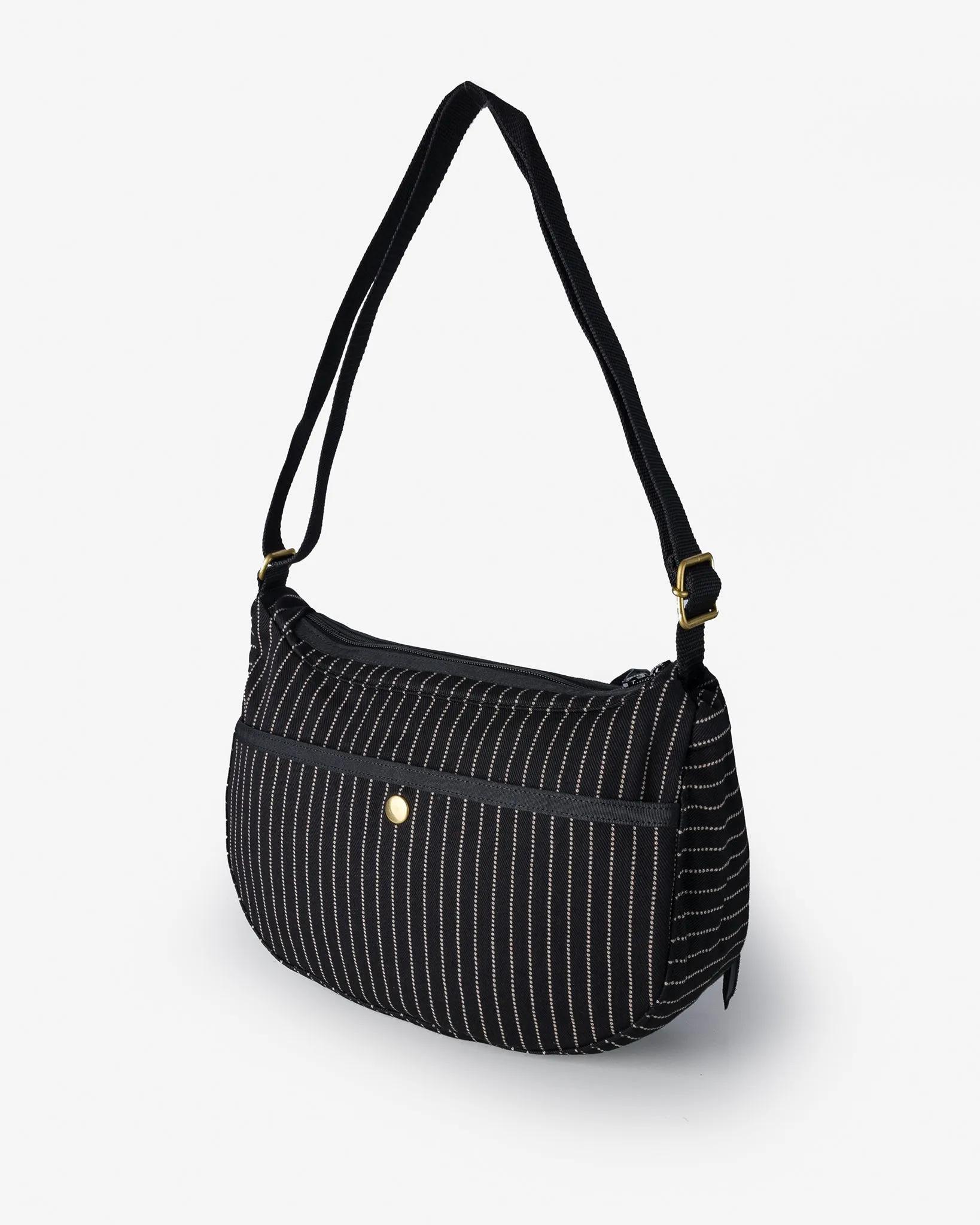 12oz Wabash Small Shoulder Bag - Black