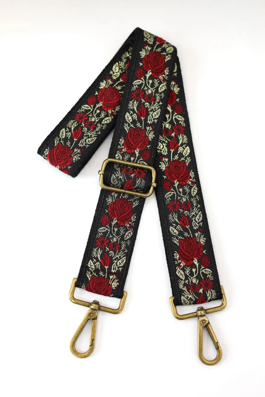 1.5‘’ Big Floral Pattern Adjustable Bag Strap