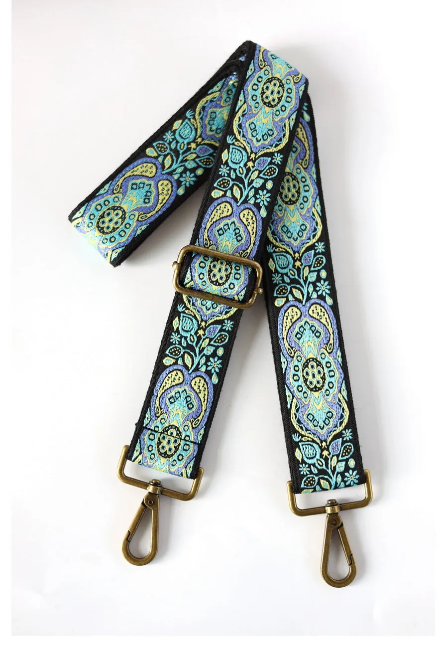 1.5‘’ Big Floral Pattern Adjustable Bag Strap