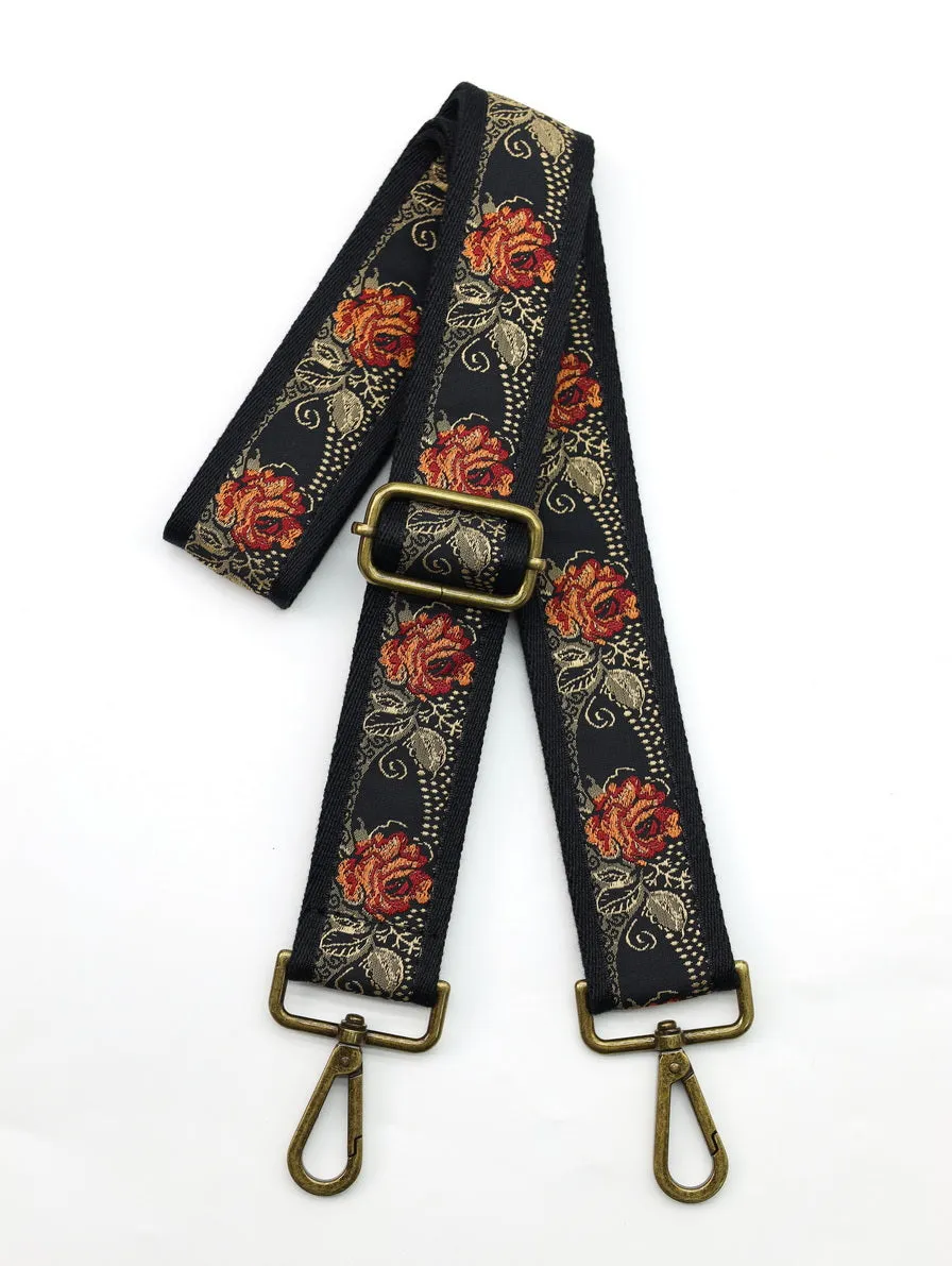 1.5‘’ Big Floral Pattern Adjustable Bag Strap