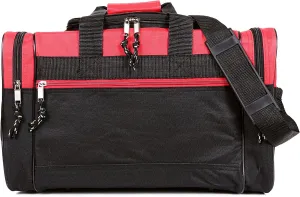 17" Duffel Bag Travel Size Sports Gym Bag (Duffle Bag) (Red)