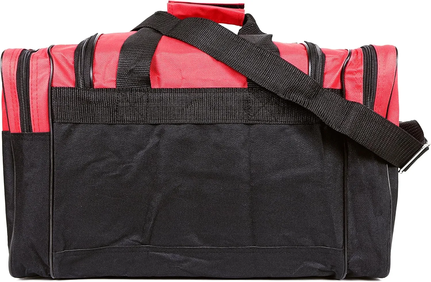 17" Duffel Bag Travel Size Sports Gym Bag (Duffle Bag) (Red)