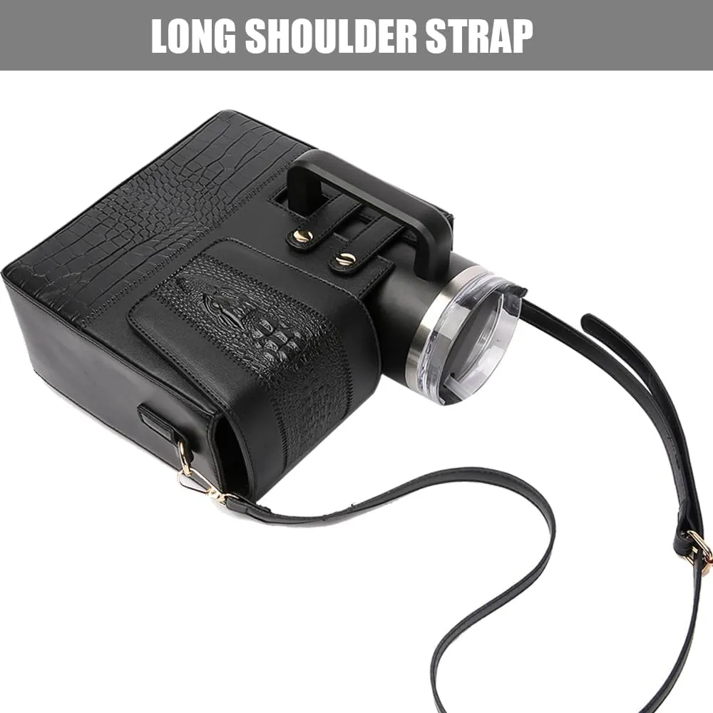 2025 New Stanley Purse Cup Holder Bag Crossbody Water Cup Storage Bag Portable Cups Purses Stanley Cup Purse Holder 40 Oz