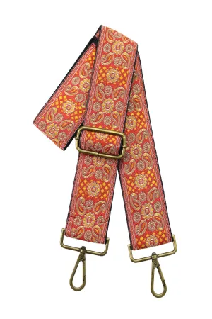 2.0"Paisley Pattern Adjustable Bag Strap