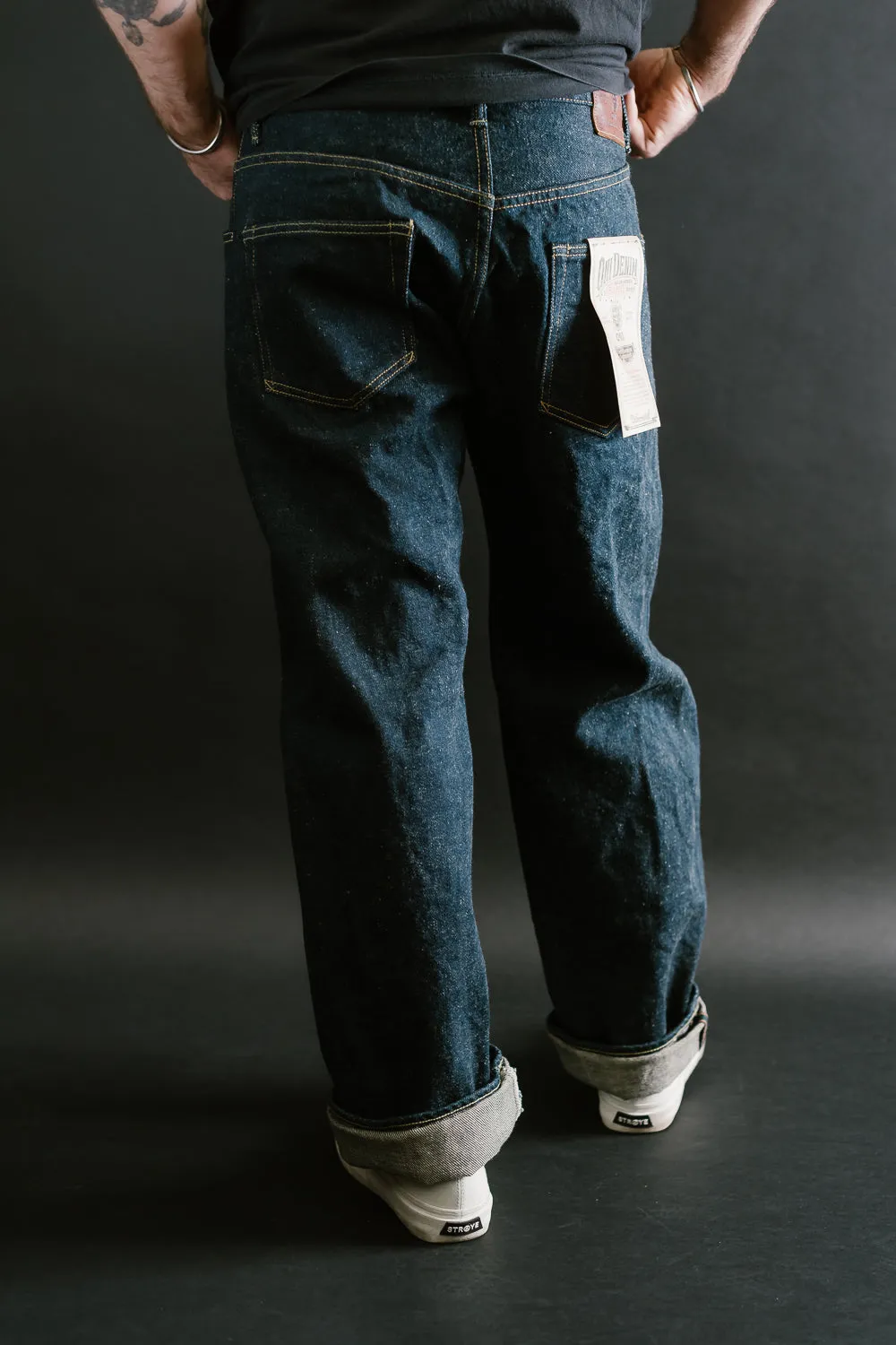 266ZR-ECRU - 20oz "Secret Kabuki Ecru" Selvedge Denim - Relax Straight Fit