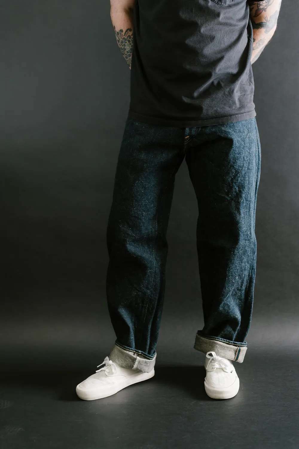 266ZR-ECRU - 20oz "Secret Kabuki Ecru" Selvedge Denim - Relax Straight Fit