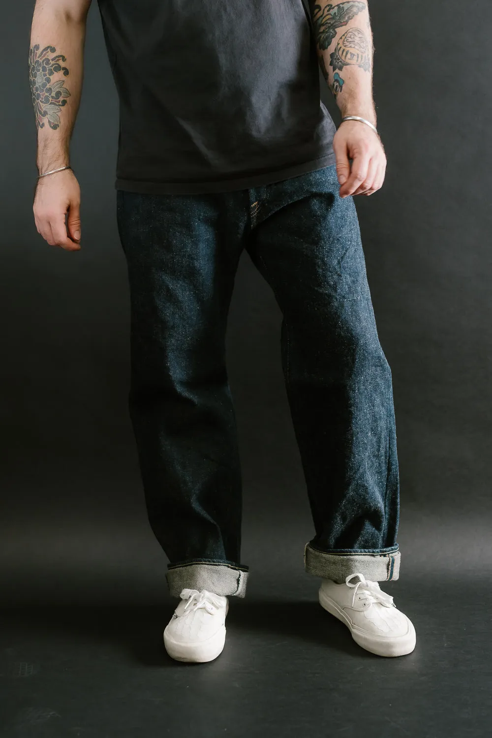 266ZR-ECRU - 20oz "Secret Kabuki Ecru" Selvedge Denim - Relax Straight Fit