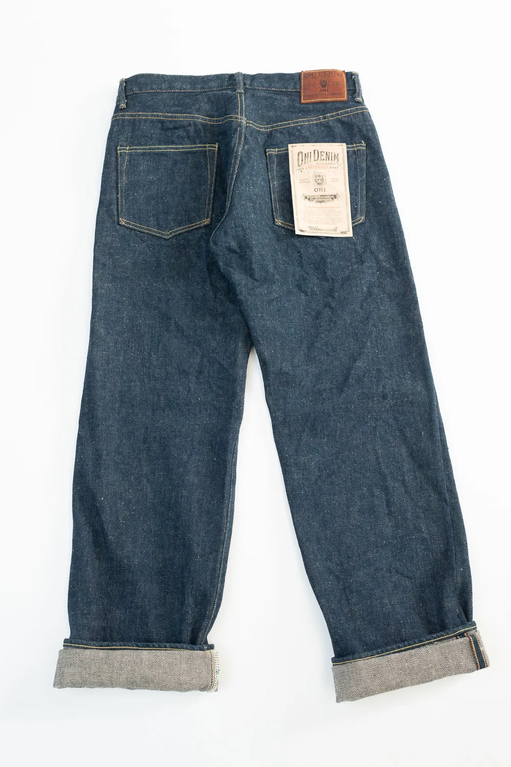 266ZR-ECRU - 20oz "Secret Kabuki Ecru" Selvedge Denim - Relax Straight Fit