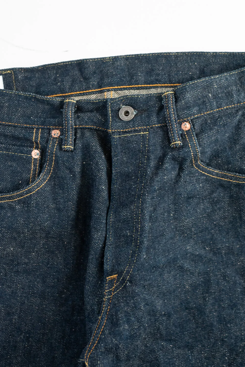 266ZR-ECRU - 20oz "Secret Kabuki Ecru" Selvedge Denim - Relax Straight Fit
