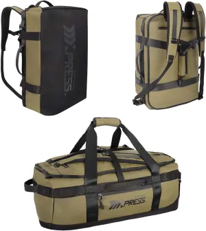 2in1 Travel Backpack Duffle Convertible Duffel Bag with Backpack Straps,40LGreen