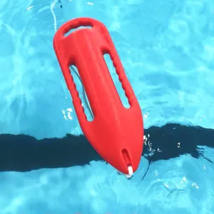 3 Handle Rescue Can Swimming,Lifeguard Rescue Tube,Swimming Float W/5.25ft Pe Rope for Water Life Saving Safe Swim Training Swim Buoy Safety Float with Adjustable Waist Belt