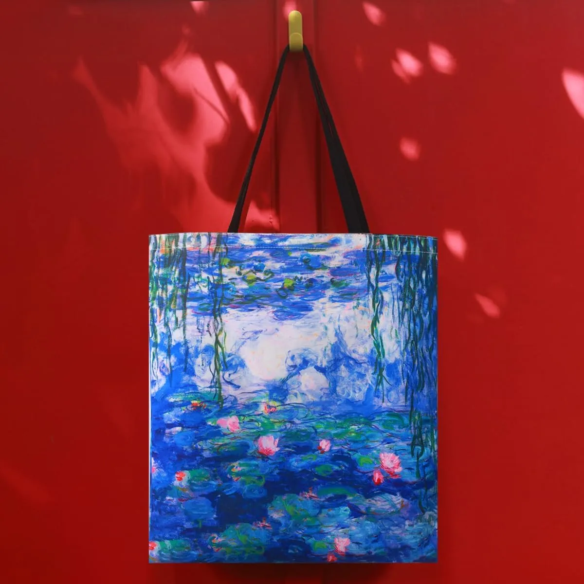 3 Pack Aesthetic Vintage Cute Tote Bag,Van Gogh Claude Monet Beach Alphonse Mucha Beach Travel Bags for Women