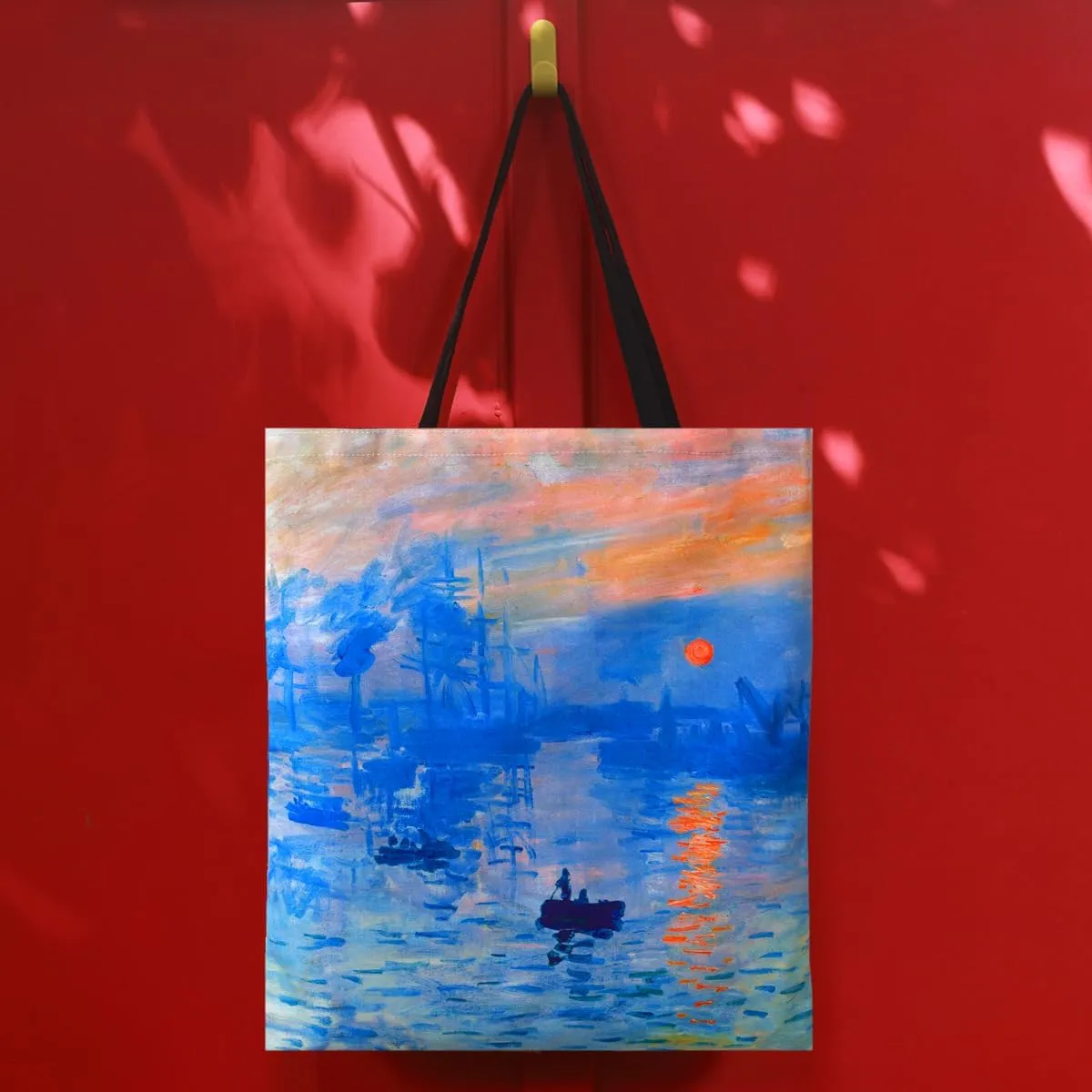 3 Pack Aesthetic Vintage Cute Tote Bag,Van Gogh Claude Monet Beach Alphonse Mucha Beach Travel Bags for Women
