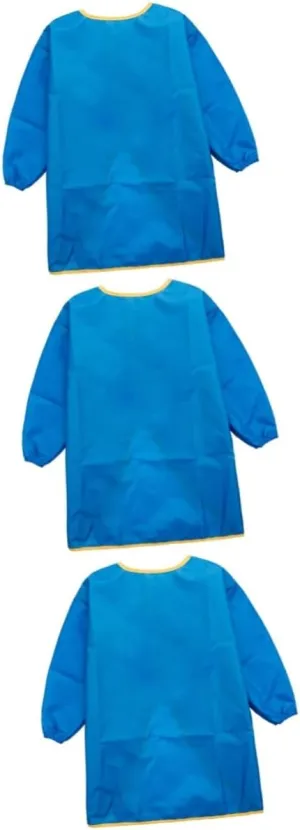 3pcs Children Art Smock Kid Art Smock Painting Smock Waterproof Painting Apron Painting Clothes Water