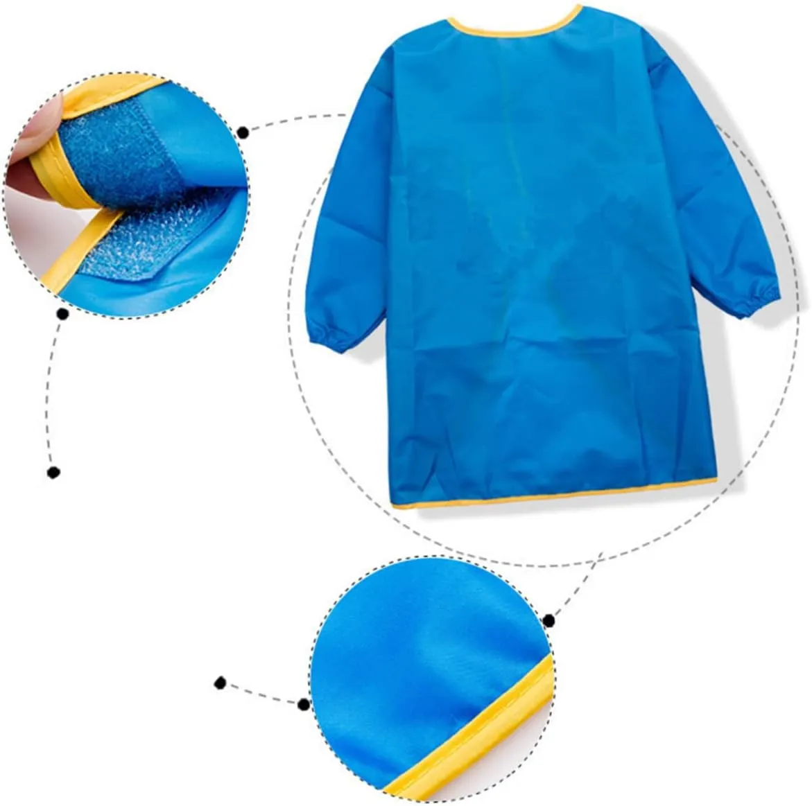 3pcs Children Art Smock Kid Art Smock Painting Smock Waterproof Painting Apron Painting Clothes Water