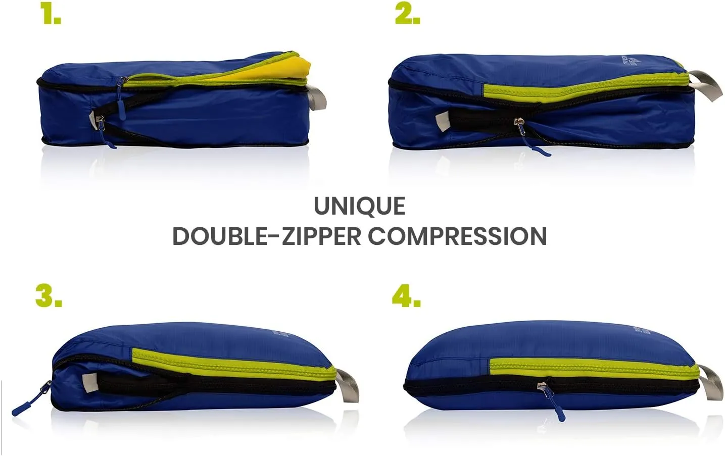 6 Set/3 Set Ultralight Compression Packing Cubes, Suitcase and Backpack Travel Organizer Bags