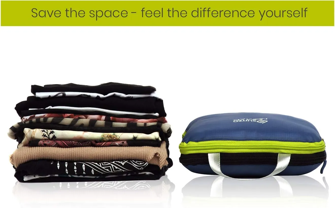 6 Set/3 Set Ultralight Compression Packing Cubes, Suitcase and Backpack Travel Organizer Bags