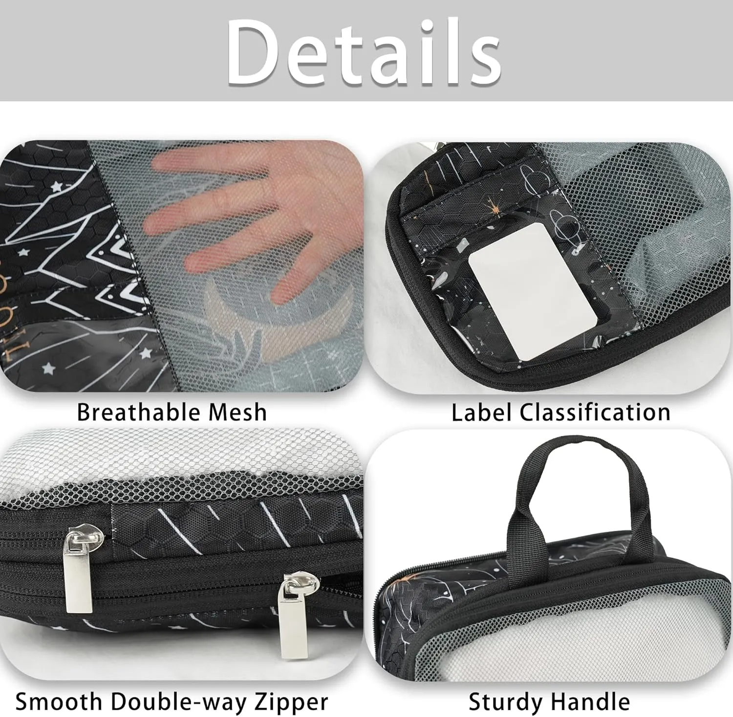 7 Pcs Compression Packing Cubes Travel for Suitcases, Luggage Organizer Lightweight Storage Bags Set for Backpack Travel- Packaging Cubes for Carry-Ons and Storage