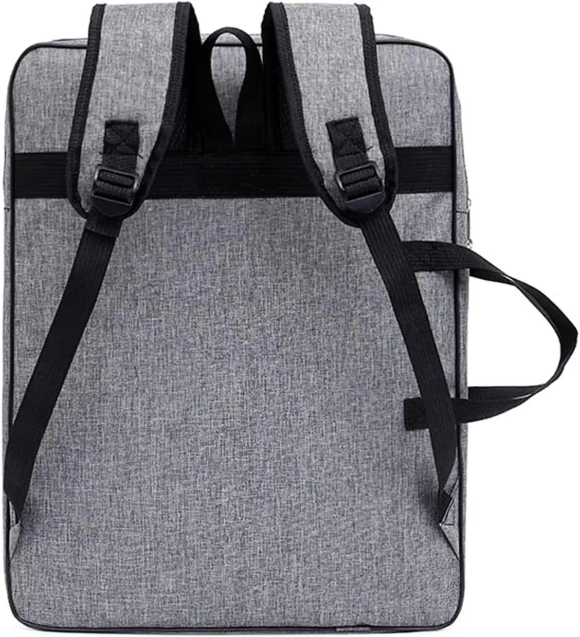 8K Artist Portfolio Carry Backpack Case Versatile Art Bags Waterproof Adjustable Drawing Board Backpack Art Storage Bags for Artworks Painting Drawing Sketching 19.7” x 14.6” x 2.4” (Gray)