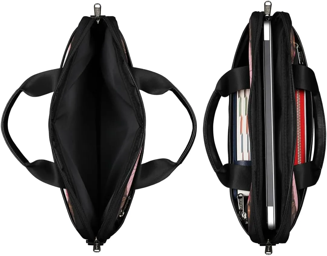 Abstracted Art Design Laptop Shoulder Bag for Tablet Computer Notebook Sleeve Messenger Carrying Case Briefcase Tote