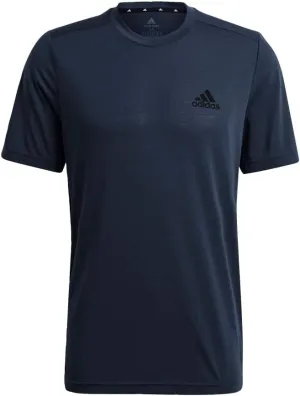 adidas mens FR Tee Crew Navy/Black Large