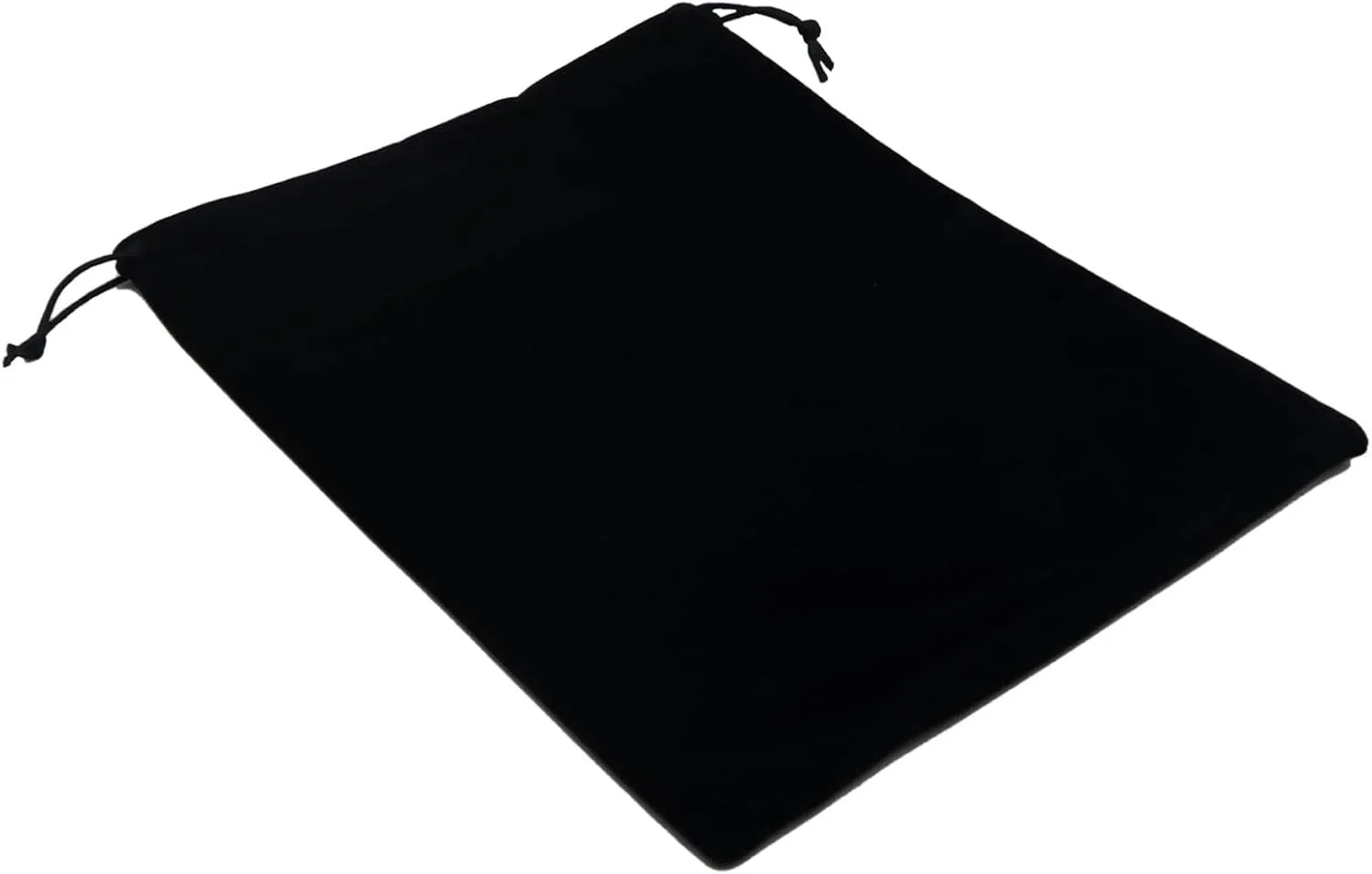 Aestivate 8 Pack Large Velvet Drawstring Pouch, Velvet Bag 8×10 Inch Storage Bag Cosmetics Pouches Dust Bag 8 Pieces(Black)