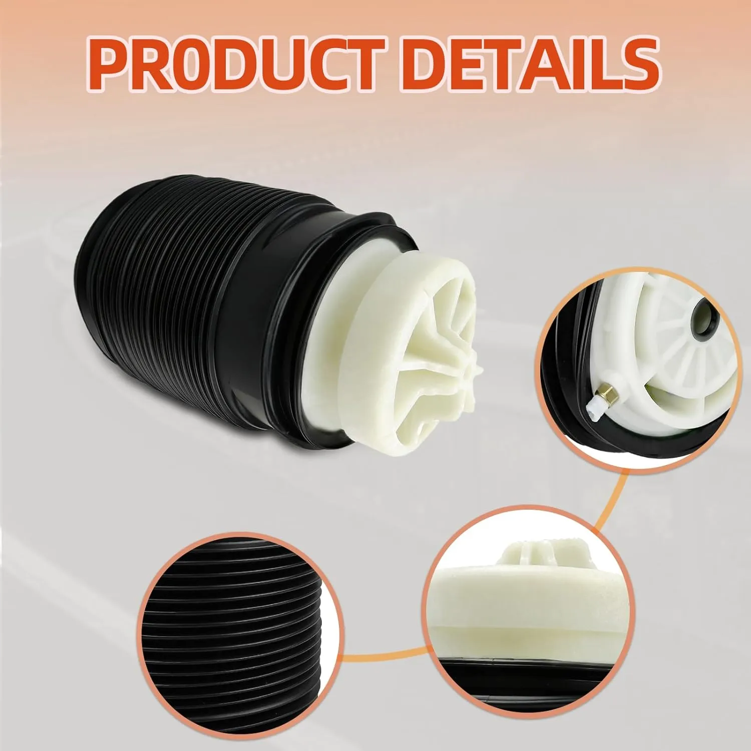 Air Suspension Spring Bag Rear Right Compatible with Benz 2010-2015 E-Class W212 2012-2015 CLS-Class W218 X218 OEM 2123200825 2123203825 2123204025 2123200325 2123202025