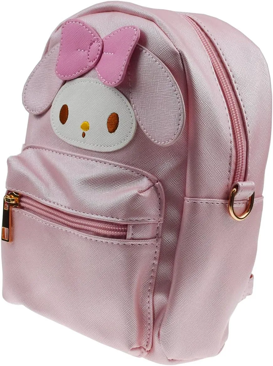ALORVE Anime Cute Cartoon Bag Cosplay Shoulder Bag Backpack Handbag PU Schoolbags for Kids Girls Fans(Pink)