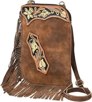 American Darling Chaps Bag Hand Tooled Genuine Leather Women Bag Western Handbag Purse