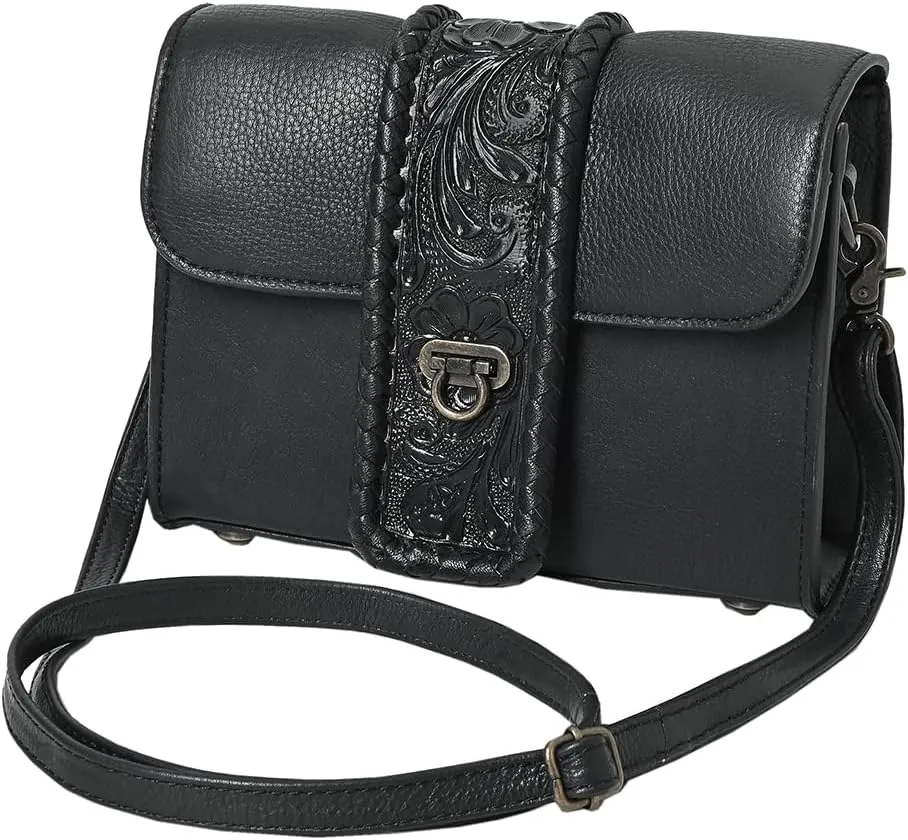 American Darling Crossbody Hand Tooled Genuine Leather Women Bag Western Handbag Purse
