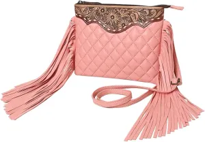 American Darling Crossbody Hand Tooled Genuine Western Leather Women Bag