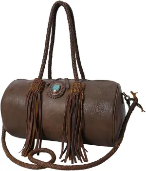 American Darling Duffel Genuine Leather women bag western handbag purse