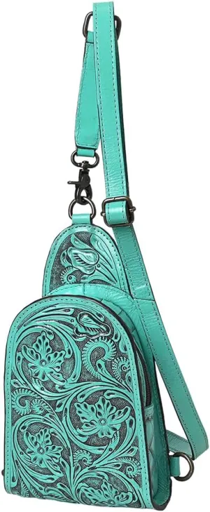 American Darling Sling Hand Tooled Leather Women Bag Western Handbag Purse| Western Handbags |Leather Bag | Handbags Summer