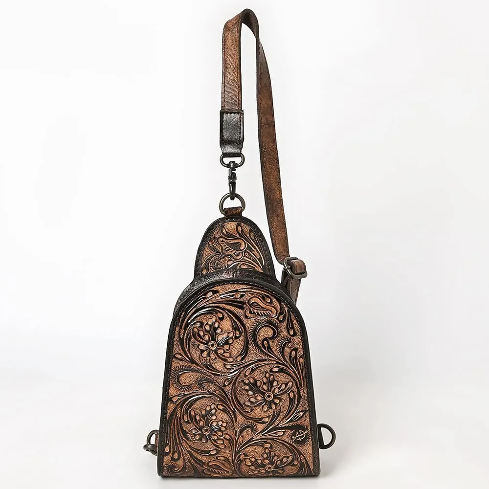 American Darling Sling Hand Tooled Leather Women Bag Western Handbag Purse| Western Handbags |Leather Bag | Handbags Summer
