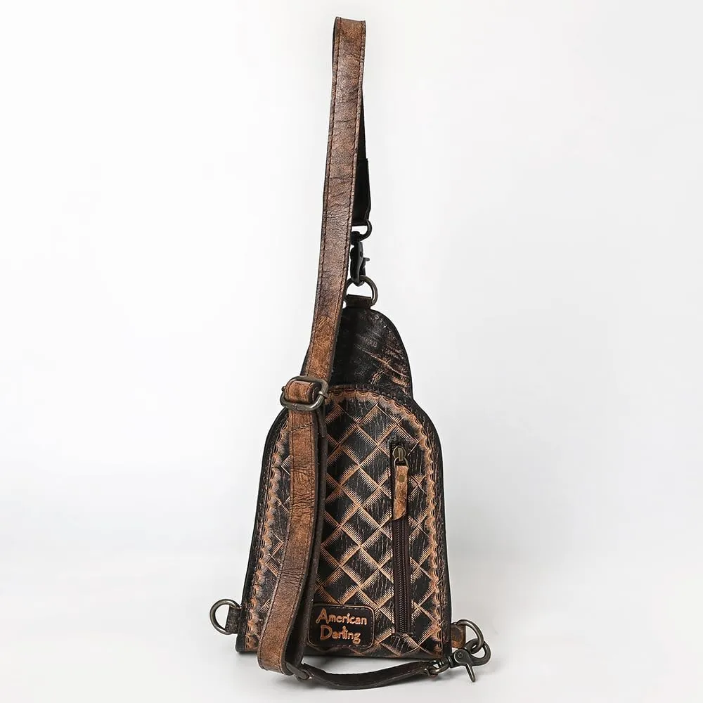 American Darling Sling Hand Tooled Leather Women Bag Western Handbag Purse| Western Handbags |Leather Bag | Handbags Summer