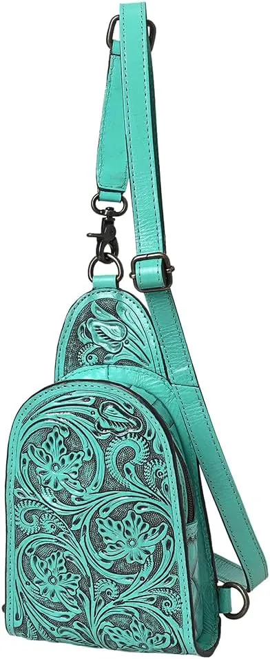 American Darling Sling Hand Tooled Leather Women Bag Western Handbag Purse| Western Handbags |Leather Bag | Handbags Summer