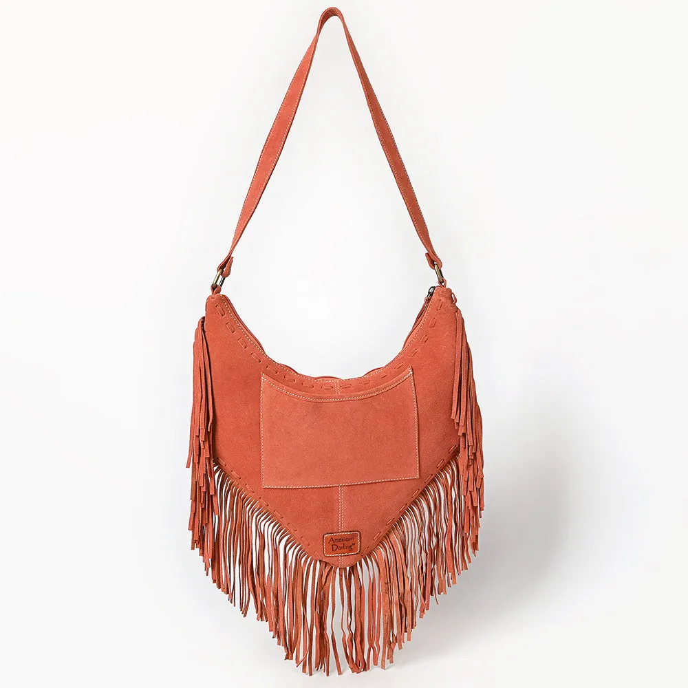 American Darling Small Crossbody Suede Genuine Leather Women Bag Western Handbag Purse