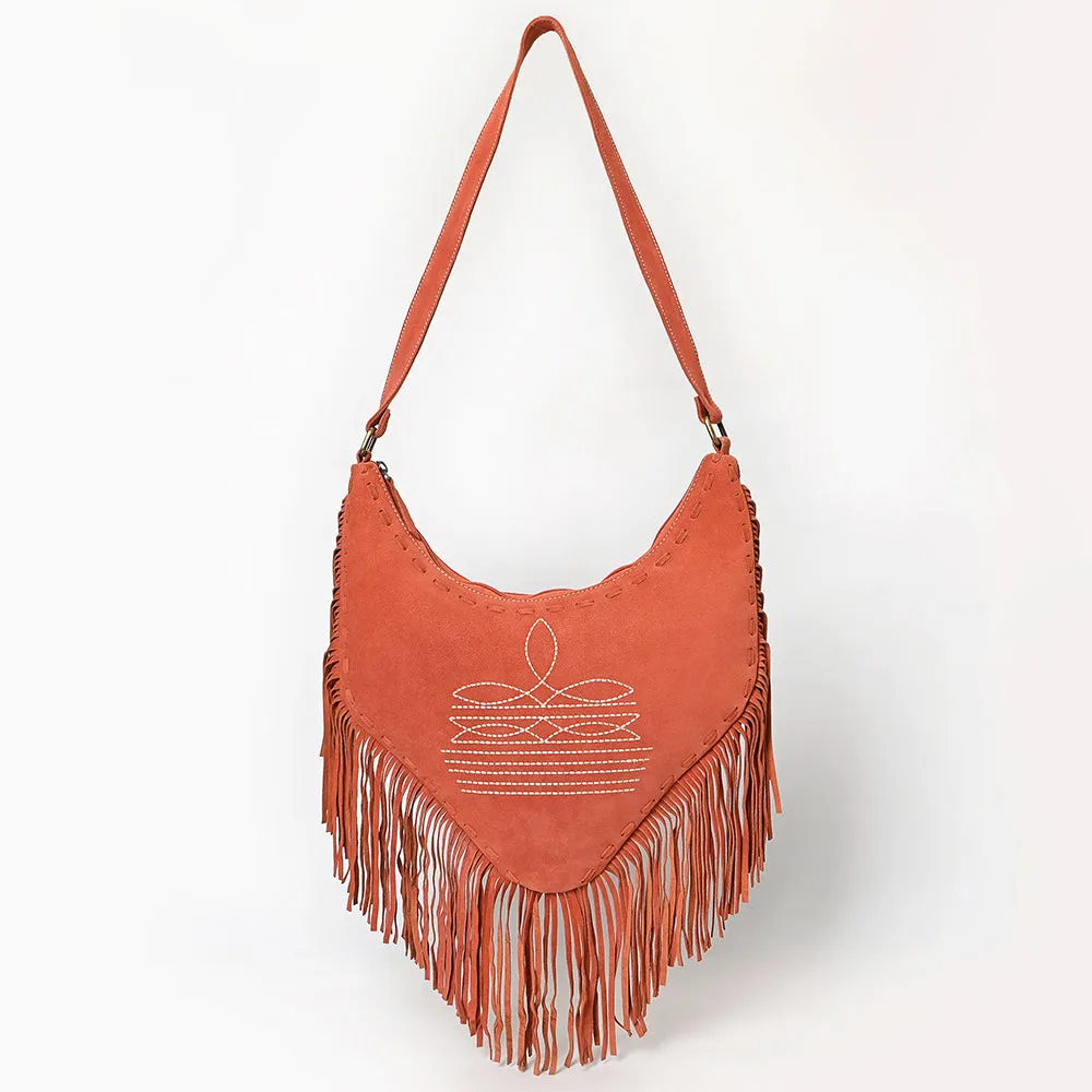 American Darling Small Crossbody Suede Genuine Leather Women Bag Western Handbag Purse