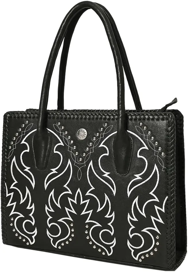 American Darling Tote Genuine Leather Women Bag Western Handbag Purse