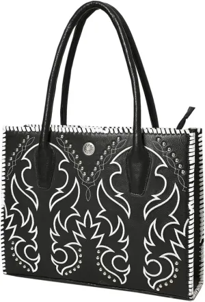 American Darling Tote Genuine Leather Women Bag Western Handbag Purse