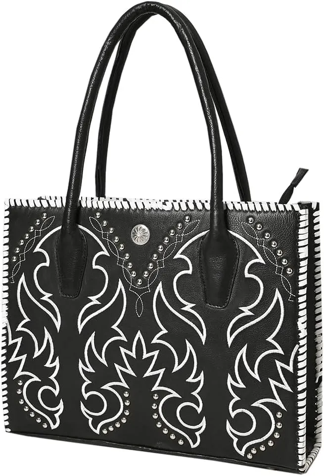 American Darling Tote Genuine Leather Women Bag Western Handbag Purse