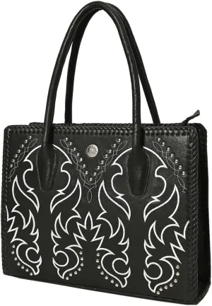 American Darling Tote Genuine Leather Women Bag Western Handbag Purse