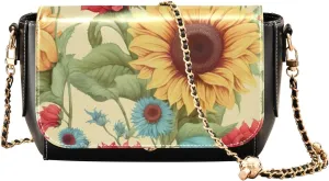 American Football Balls Womens Leather Crossbody, Leather Purses for Women Crossbody Bag, Shoulder Bag with Zipper
