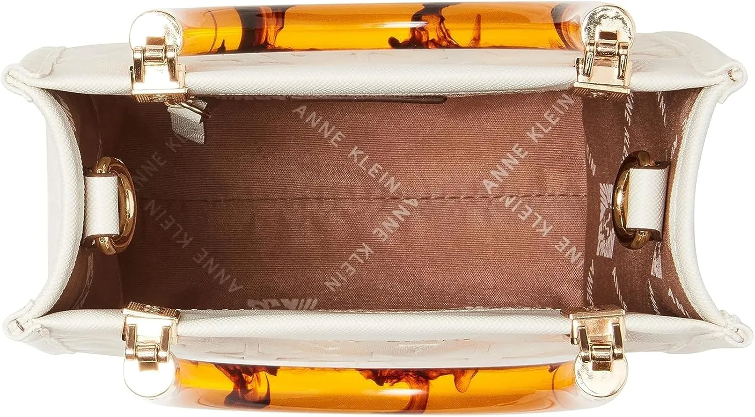 Anne Klein Mini North/South Embossed Convertible Crossbody