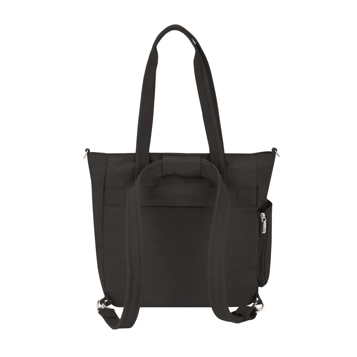 Anti-Theft Essentials Convertible Backpack Tote Black