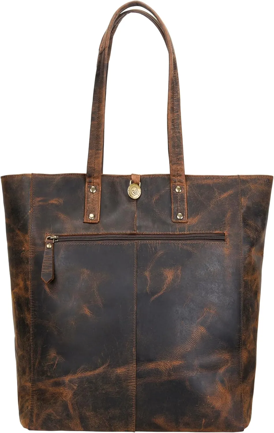 ANTONIO VALERIA Ava Leather Tote/Top Handle Shoulder Bag for Women
