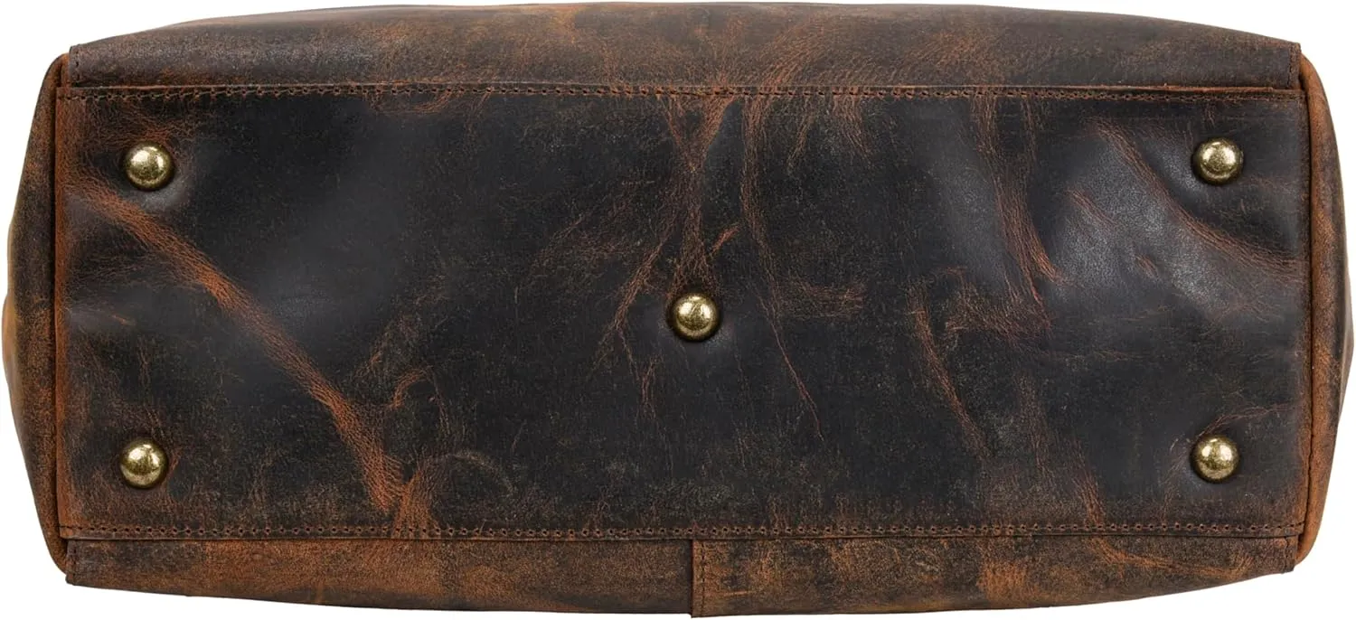 ANTONIO VALERIA Ava Leather Tote/Top Handle Shoulder Bag for Women